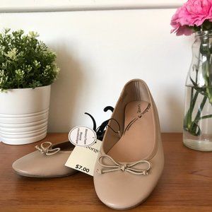 Brand New with Tags Nude Ballet Flats with Bow